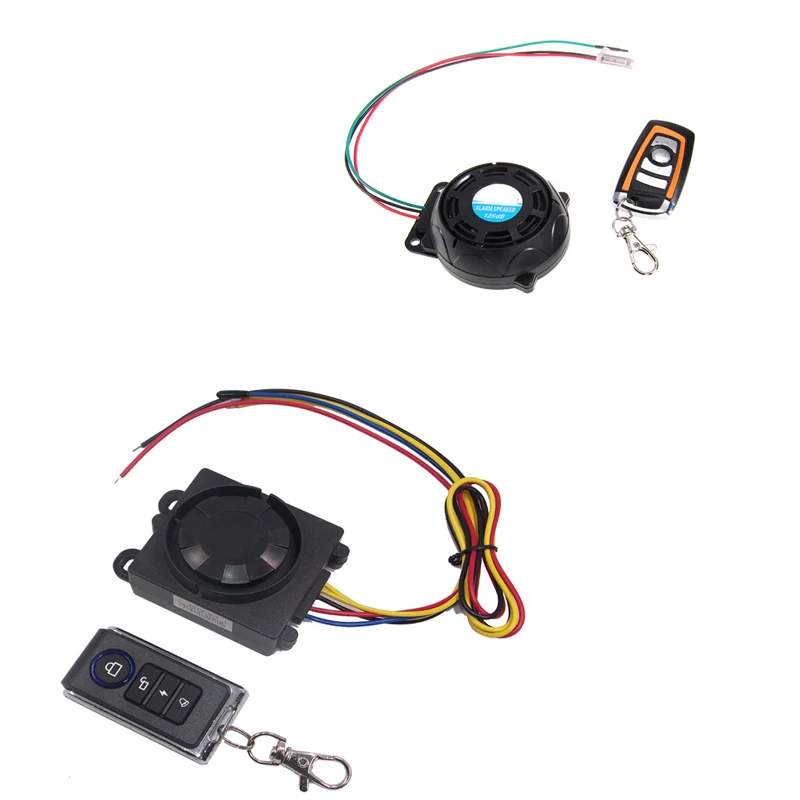 

Motorcycle Anti-theft Security System Universal Motorbike Protection Alarm 12V Scooter Remote Alarm Motor One Way Alarms 125db