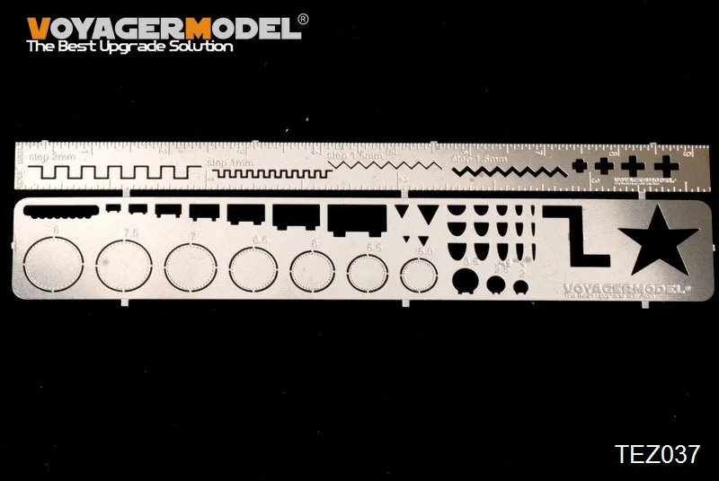 

KNL HOBBY Voyager Model TEZ037 metal engraved template 8