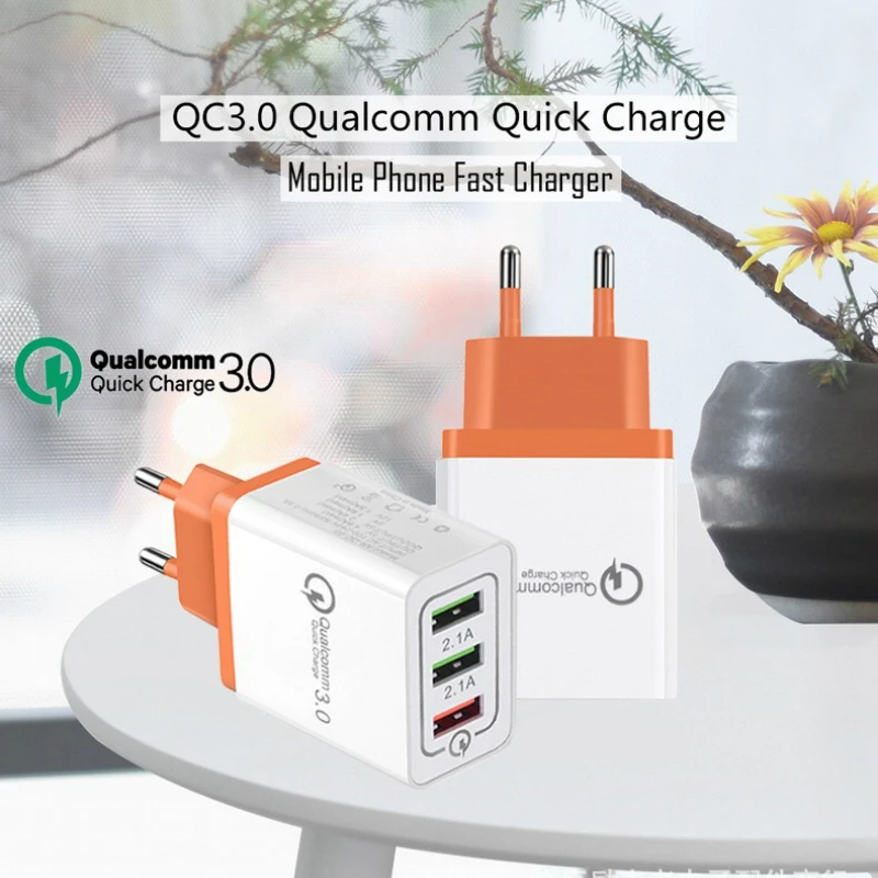 Быстрая зарядка 3 0 USB зарядное устройство 5 в а QC3.0 дорожное настенное для iPhone Samsung