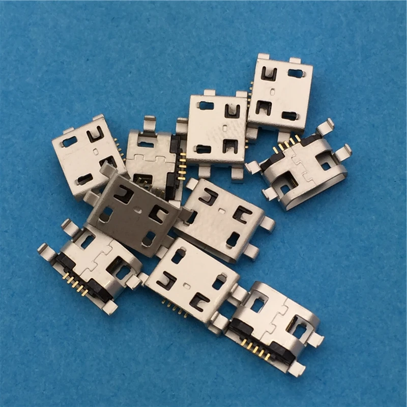 10 шт. G29 микро USB 5pin B Тип гнездовой разъем простой рот для мобильного телефона
