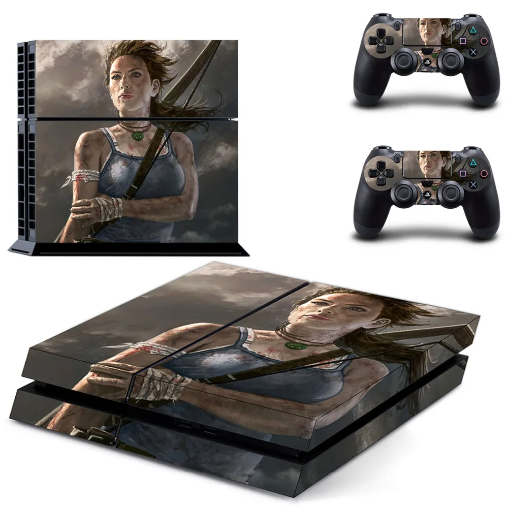 Rise of The Расхитительница PS4 кожи Стикеры наклейка для Sony Игровые приставки 4
