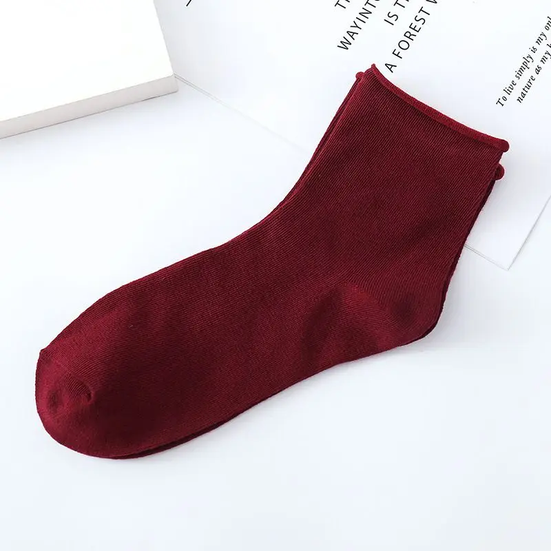 

Ladies Warm Comfortable Casual Socks Soft Long Tube Breathable Deodorant Socks