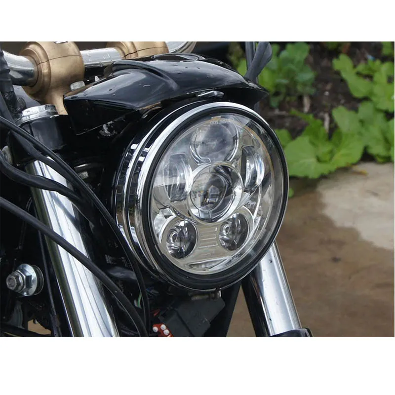7 дюймовые мотоциклетные фары для Harley Davi 883 &quotдюймовый мотоцикл черный проектор