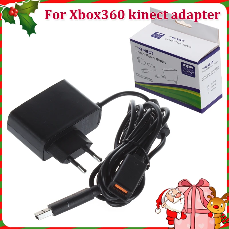 Wholesales price AC 100V-240V Power Supply EU/US Plug Adapter USB Charging Charger For Microsoft For Xbox 360 Kinect Sensor