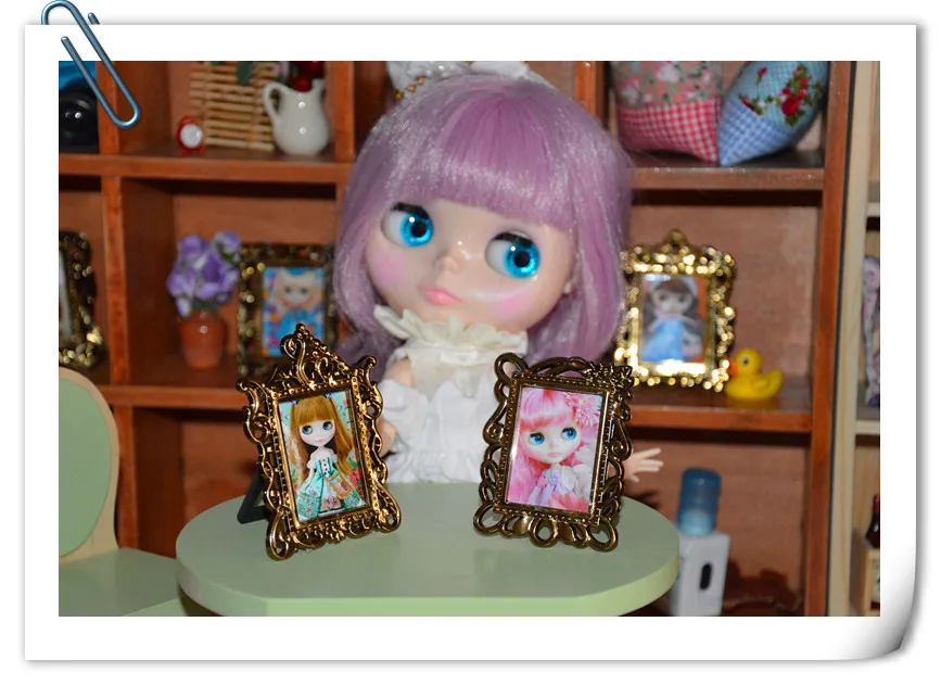 

Free shipping Fashion 1/6 doll accessoies 2pcs/set Frame for Blyth Azone Momoko licca bjd doll Accessories toys gift