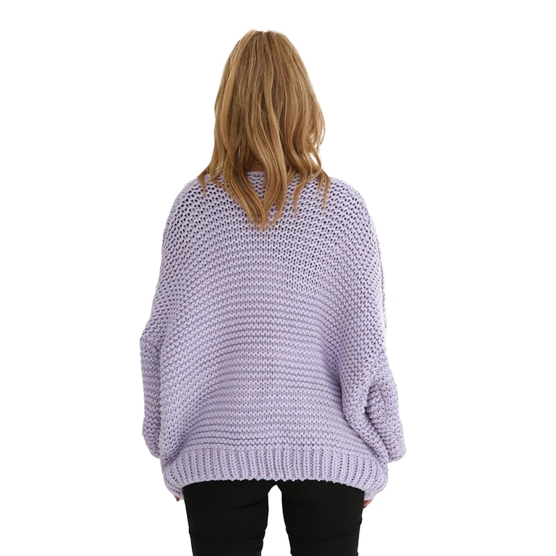 Kostlich 2018 New Arrival Women Solid Color Cardigans Sweater High Quality Full Sleeves Open Stitch Knitted Streetwear |