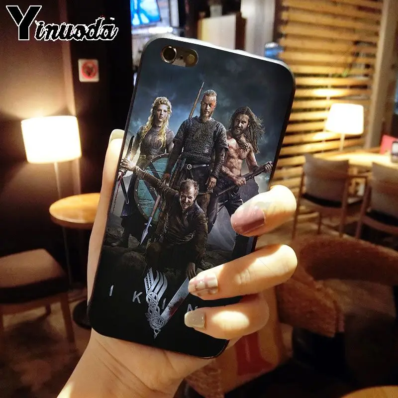 A2 Yinuoda Ragnar Lothbrok Vikings серии ТПУ мягкий силиконовый черный чехол для телефона iphone 8 7 6 S Plus X XS MAX 5 5S SE XR чехол - Цвет: A2