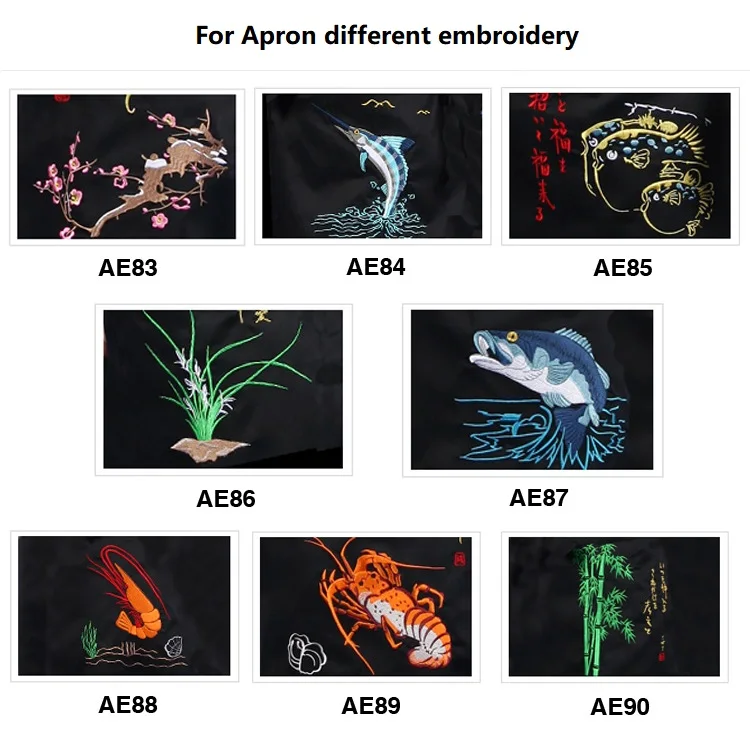 

(Hat-Apron-Shirt)Japanese chef clothing Korean Japanese cuisine sushi restaurant kitchen work uniforms and waiters