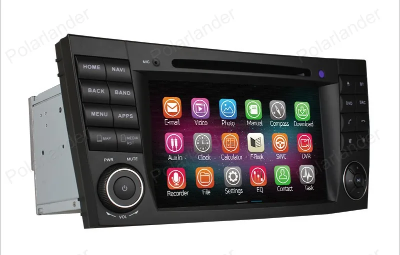 Автомобильный DVD-плеер 2 Din Android 4 Полная сенсорная панель GPS-навигация для Benz W211 w222