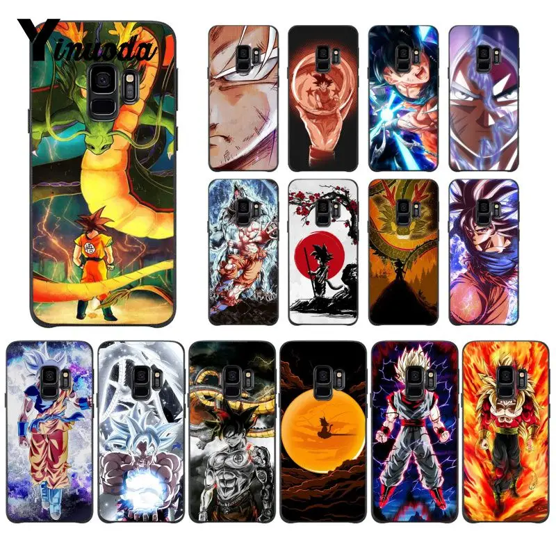 Yinuoda Dragon Ball черный мягкий чехол для телефона Samsung GALAXY Note5 Note3 Note4 Note2 Note7 Note8 Note9 |