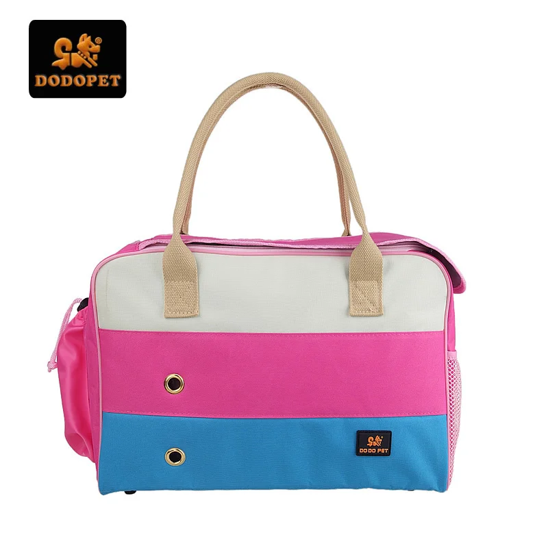 2014 New Arrival Big discount white and blue stripe Pet dog carry outside bags CH0294|bag duffle|bag camerabag child |