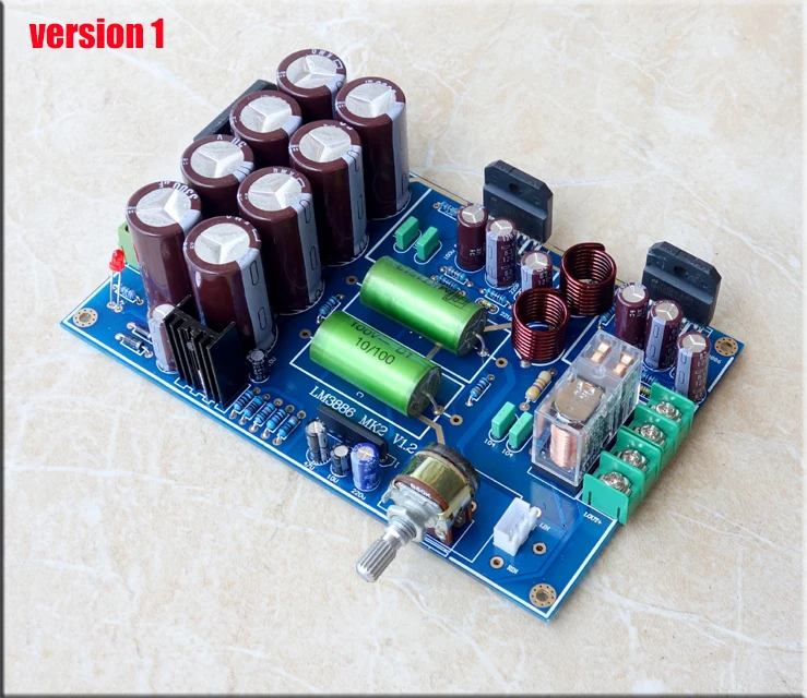 

LM3886 2.0 amplifier board 68W+68W