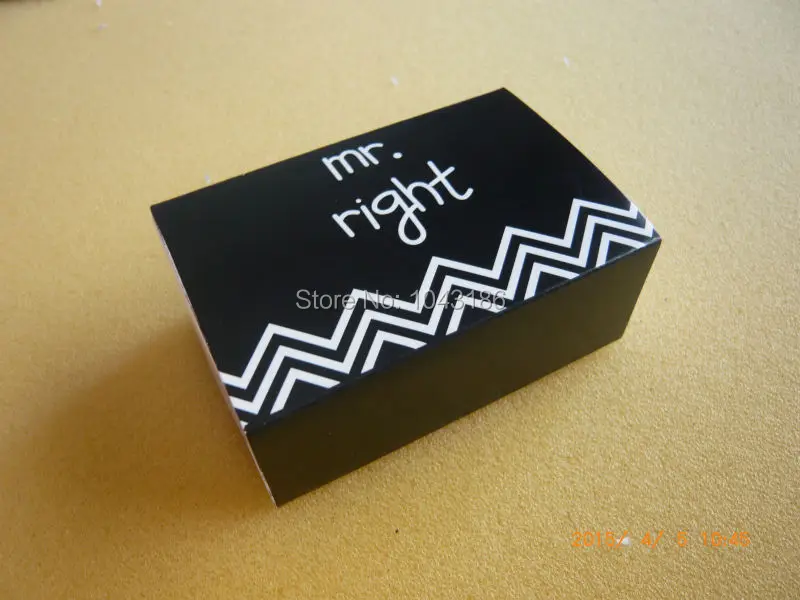 wedding sweet favor box -- Mr Right&ampMrs Always Right Favor Box Small Candy Chocolates 60pcs/lot | Дом и сад
