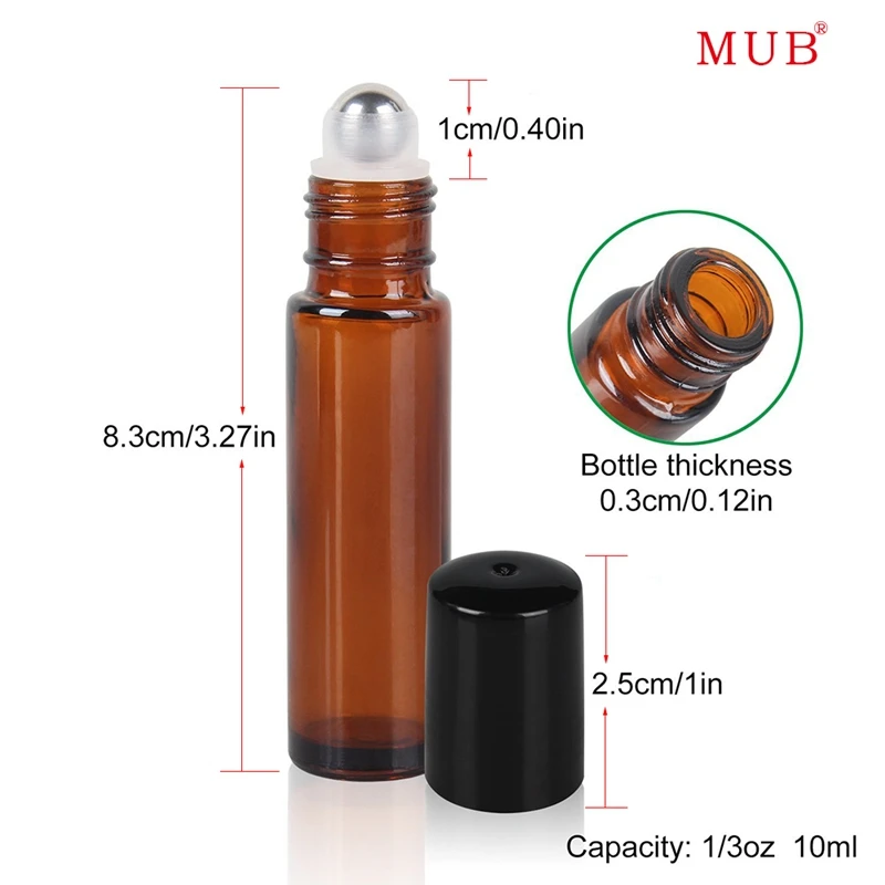MUB-300PCS/лот 10 мл мини многоразовая дорожная бутылка пустые косметические