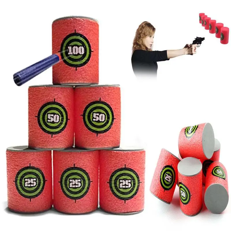 12 шт. мягкие поролоновые мишени для Nerf Guns Games|Настольные игры| |