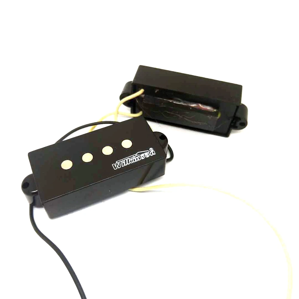 Wilkinson MWPB P-Bass Guitar Pickups Humbuckers Precision Style Black