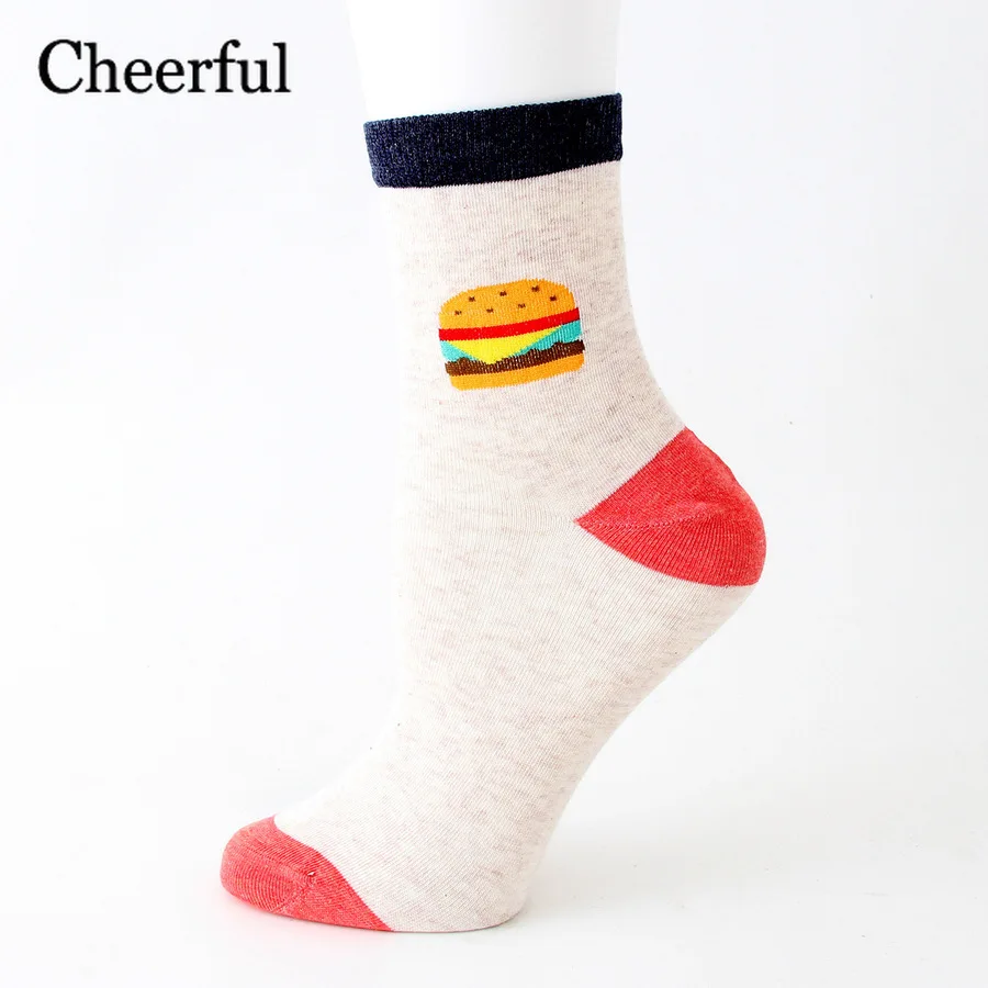 2019 носки с героями мультфильмов еда хлеб корейский стиль женские осенние