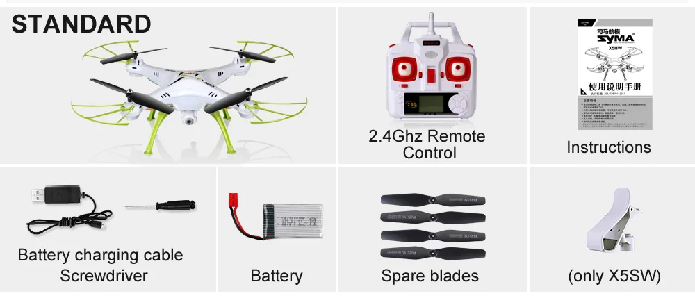 SYMA X5HW Квадрокоптер Дрон с WiFi камерой 2,4G 4CH Квадрокоптер вертолет режим удержания высоты RC игрушечный Дрон(X5SW обновление