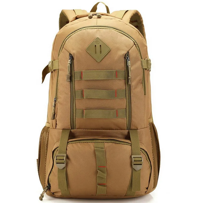 KHAKI JACALINTERO водонепроницаемый 50L мужской s мужской рюкзак, сверхмощный рюкзак, камуфляжные рюкзаки, дорожные сумки, ранец - Цвет: KHAKI