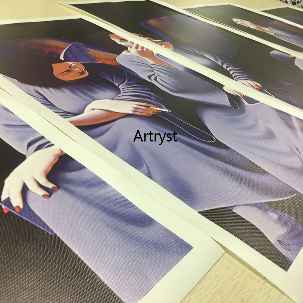 HD печать 5 шт./компл. Белая лошадь бег картина холст искусство Декор Гостиная