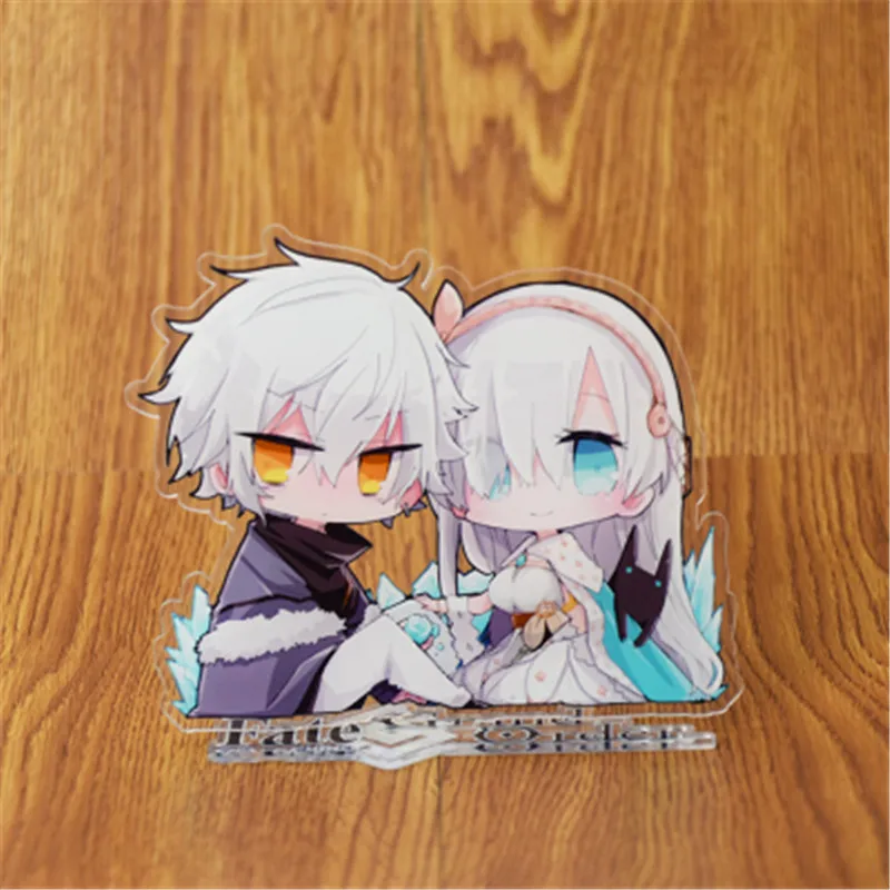 Аниме мультфильм Fate Grand Order FGO Saber акриловый брелок подставка фигурка Хэллоуин косплей стенд фигурка Рождественский подарок игрушка