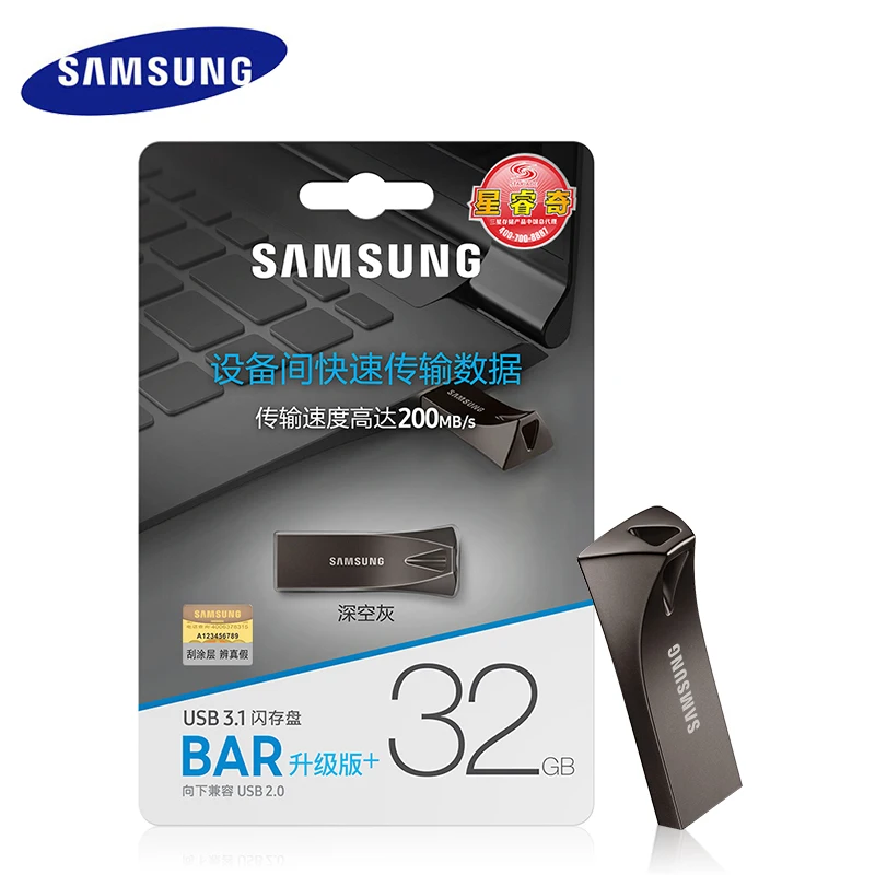SAMSUNG флэш-накопитель USB 32 Гб 64 Гб 128 ГБ 256 ГБ USB3.1 флеш-накопитель карта памяти устройство для хранения U диск для телефона