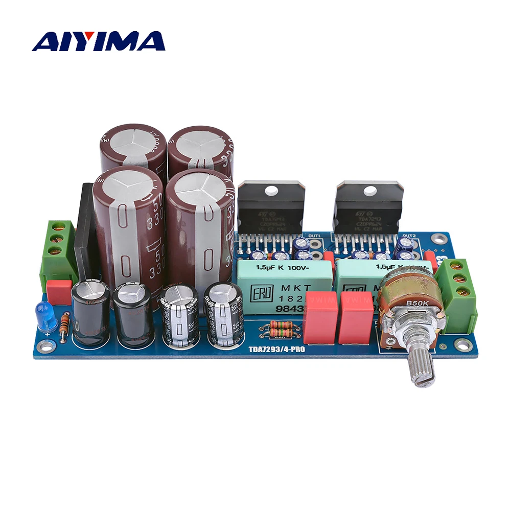 AIYIMA DA7293 усилитель аудио мини стерео платы 100Wx2 звука усилители мощности DIY для