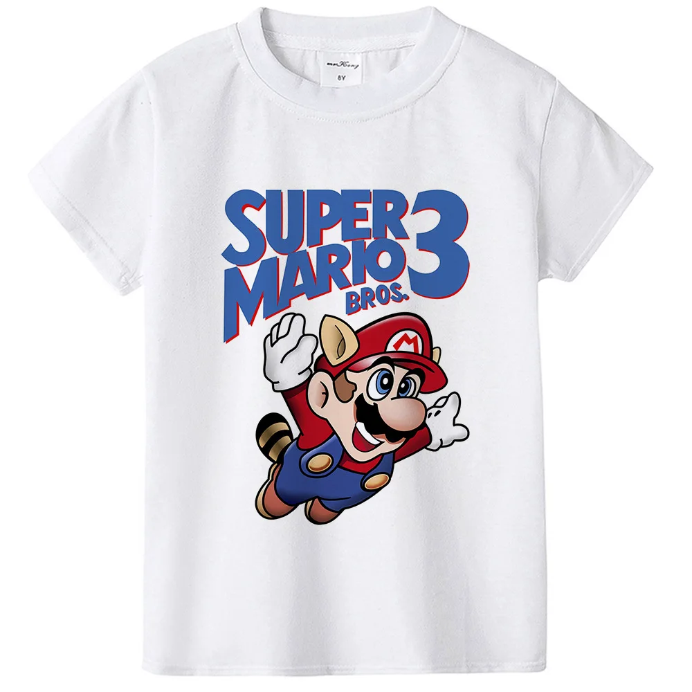 1 шт./лот/ Детская летняя футболка для девочек с героями мультфильмов хлопковая