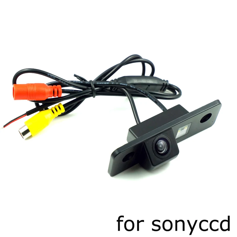 wire Black for sony CCD night visionfor Ford Fusion(Европа) F'yuzhn камера заднего вида для SKODA FABIA ROOMSTER OCTAVIA TOUR камера заднего вида - Название цвета: wire Black for sony