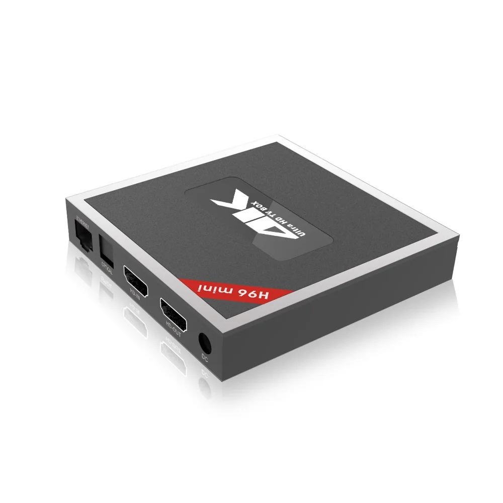 H96MINI TV Box 2G di RAM 16G ROM Amlogic T962E Восьмиядерный 4 K HD BT Android 7 1 Controllo Vocale Smart Media|ТВ-приставки