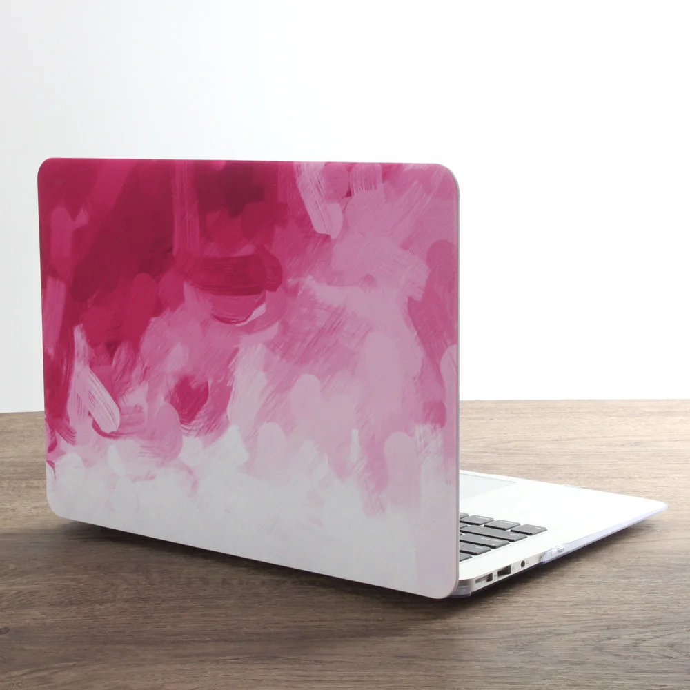 Чехол для ноутбука с абстрактными масляными рисунками для MacBook Air Pro retina 11 12 13 15 дюймов с сенсорной панелью+ чехол для клавиатуры