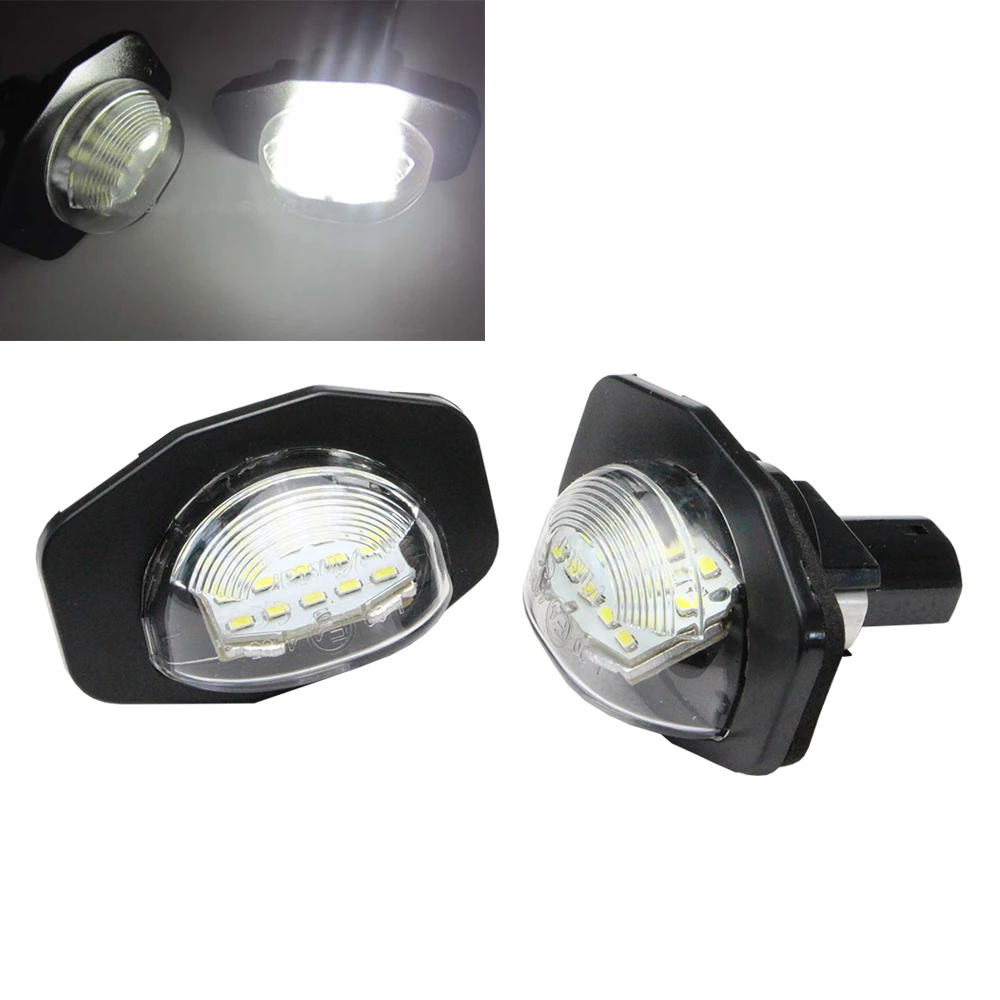 2016 18SMD светодиодный светильник номерного знака Лампа для Toyota Alphard Vellfire Auris Blade Corolla
