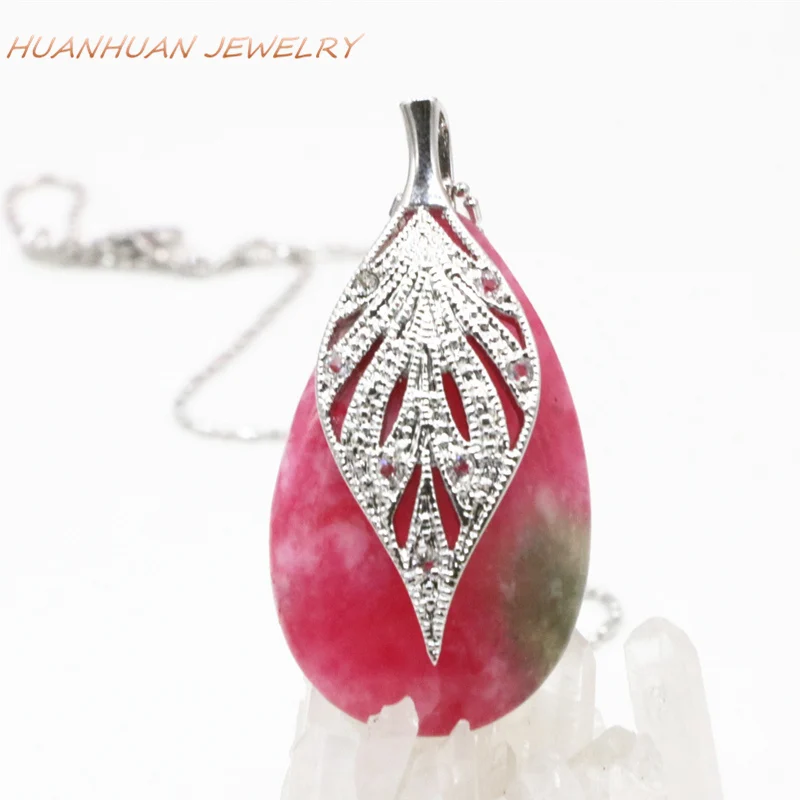 Кристалл декор цепи Цепочки и ожерелья подвеска Нержавеющая сталь красный