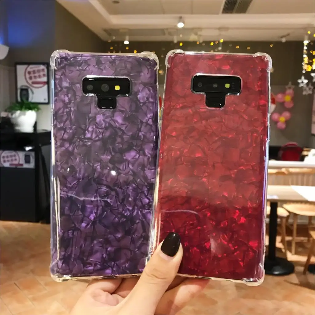 Marble Anti-Shock TPU Case For Samsung Galaxy Note 9 8 S9 S8 S7 Edge S6 A5 A6 A7 A8 Plus J4 J6 J8 2018 J3 J5 J7 2017 Cover |