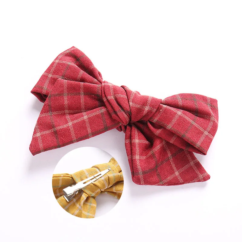 Style B-with clip 02 Тканевые повязки на голову с бантом или заколки для волос, Весенняя Цветочная повязка на голову с бантом, Школьные Аксессуары для волос для девочек - Цвет: Style B-with clip 02