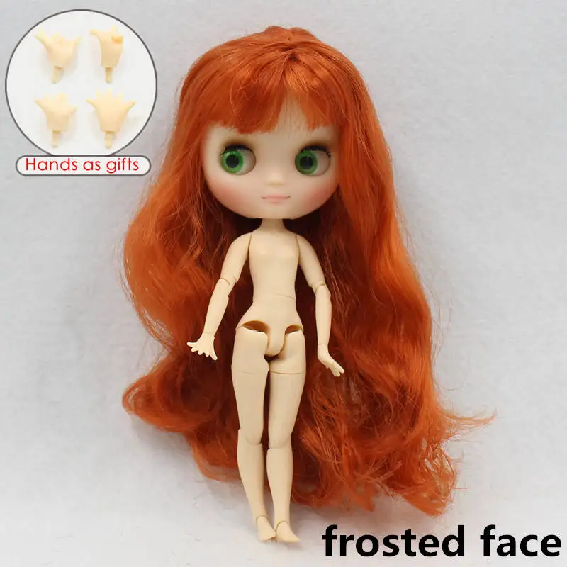 Фабрика blyth middie кукла 1/8 20 см шарнирная игрушка для тела подарок руки как подарки Обнаженная - Цвет: nude doll