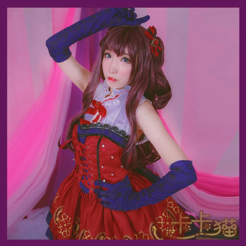 Бесплатная доставка Костюм Золушки для девочек IDOLM @ STER ичиноз косплей Шики