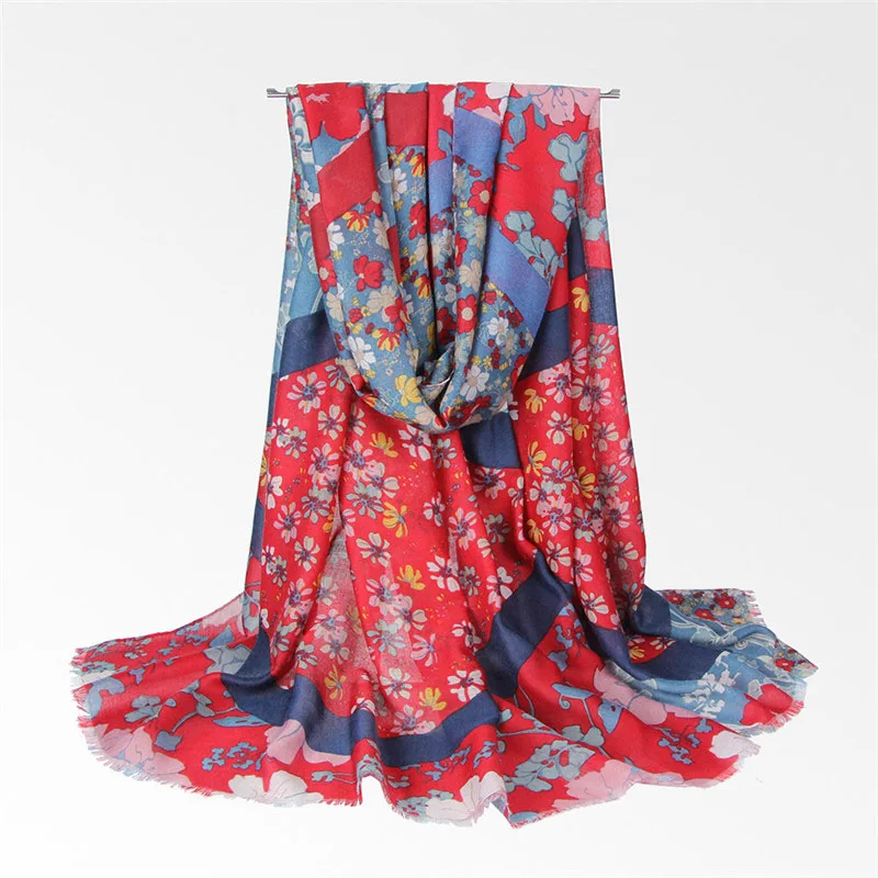 RUNMEIFA новейшая мода женский маленький шарф Маргаритка мягкие пляжные шали осень