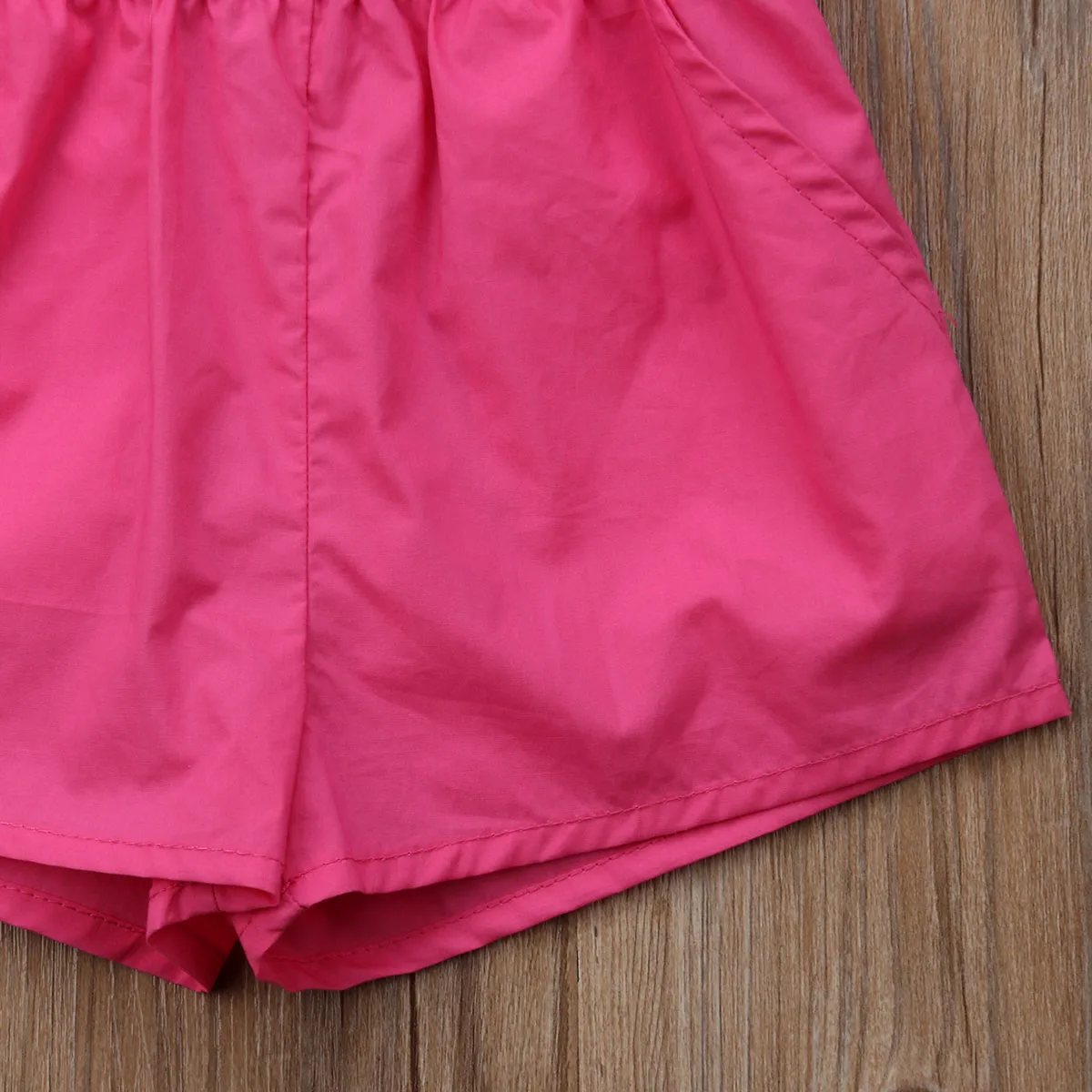 Симпатичные новорожденных одежда для малышей девочек с открытыми плечами