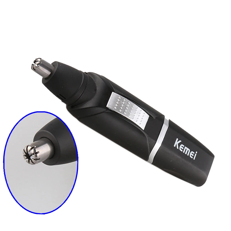 Kemei KM 511 электрический триммер для носа мужчин красота АА батареи и уха удаления
