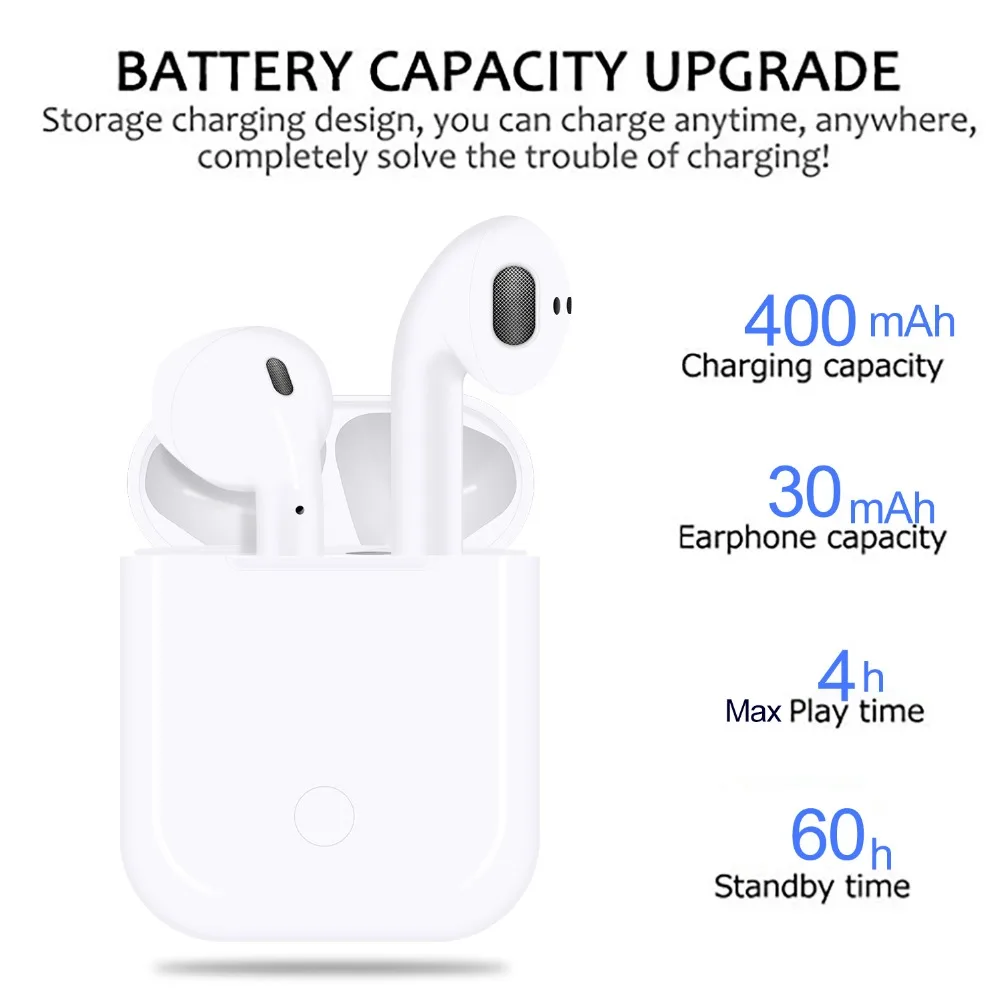 Bluetooth наушники беспроводные 5 0 сенсорное управление для IPhone Xiaomi Мобильный