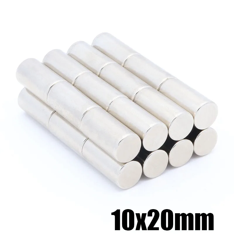 

10pcs disc 10mmx20mm super strong cylindrical magnet neodymium magnet 10 * 20mm N35 magnet rare earth magnet 10x20 mm