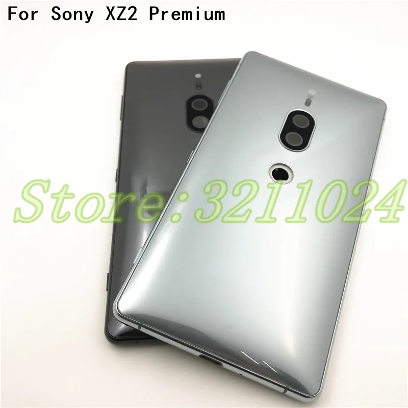 

New Original 5.8" For Sony Xperia XZ2 Premium XZ2P Back Battery Metal Cover Rear Door Housing Case With Camera Lens +Side key