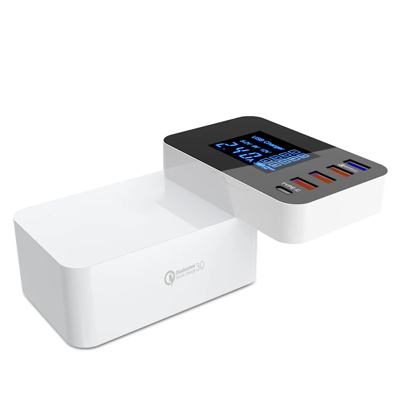 INGMAYA складной мини USB зарядное устройство LED Show Quick Charge 3 0 кабель Type C с функцией