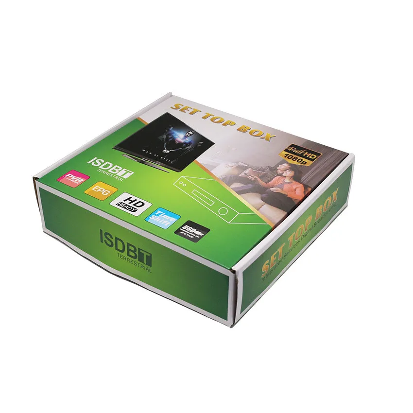 DVB ISDB/T тюнер HD спутниковый ТВ приемник Поддержка H.264 1080P ISDB T TV Box для Бразилии стран