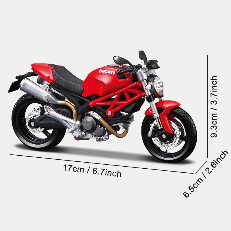 

1:12 Maisto Motorcycle Toy Alloy Assembled Motorcycle Car Ducati 696 Motor Model Kits Kids Toys
