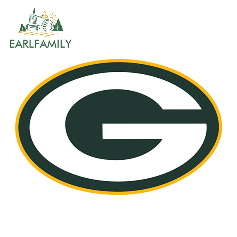 EARLFAMILY 13 см x 8,5 см Green Bay Packers автомобиль грузовик переводная Наклейка для окна футбол ноутбук Yeti бампер-шлем автомобиля стикер s
