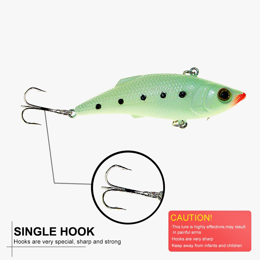 hot sale 5pcs/lot luminous glowing night fishing hard lure set popper crank VIB pencil minnow bait bass pesca | Спорт и развлечения