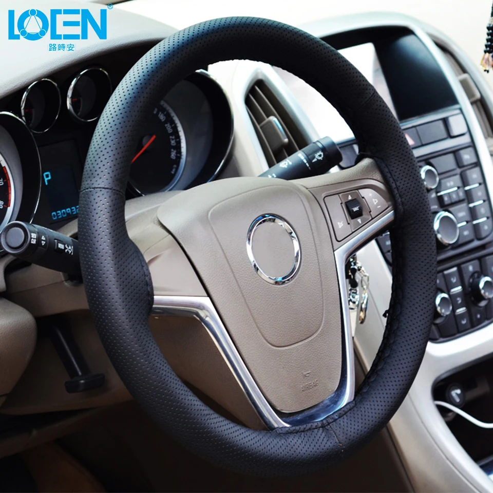 LOEN дышащий Автомобильный руль ступица дышащий швейный чехол на руль DIY Классический чехол на руль Мягкая оплетка на руль