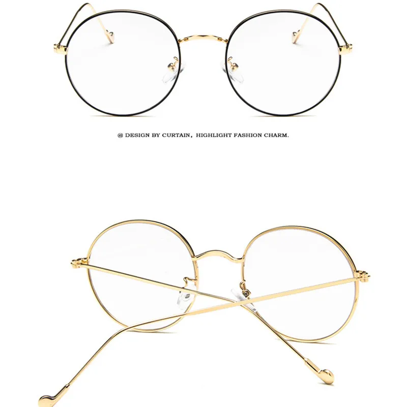 2019 Curtain Optical Glasses New Korean Version Of The Retro Flat Mirror Trendy Frame Female Literary With Myopia | Аксессуары для